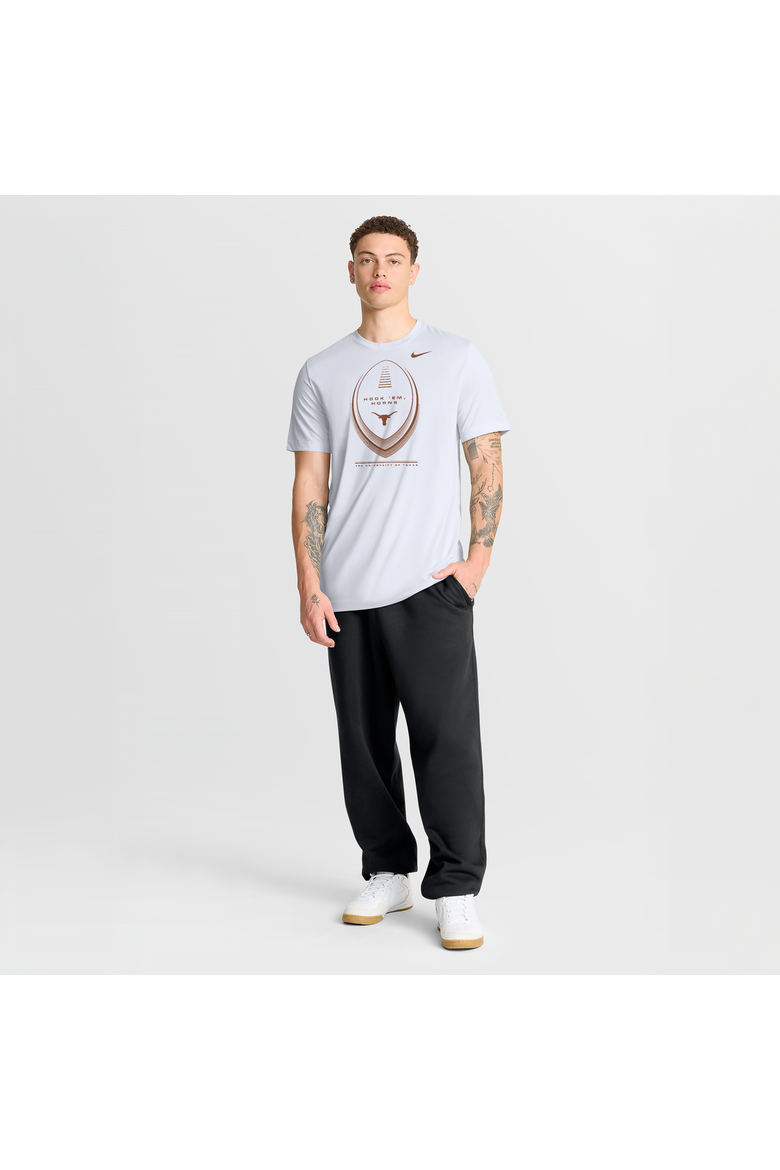Men's Nike White Texas Longhorns Primetime Legend Football Icon Dri-FIT T-Shirt, Alternate, color, White