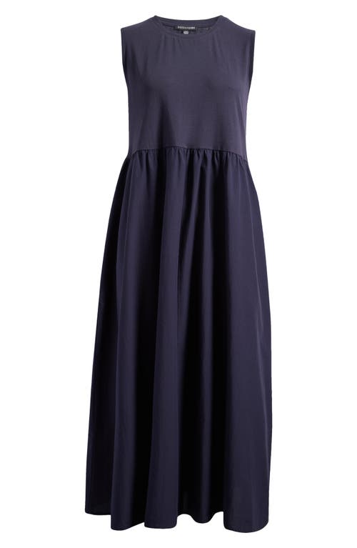 Eileen Fisher Sleeveless Organic Cotton Midi Dress