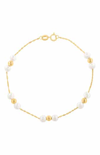 Freshwater Pearl Station Bracelet