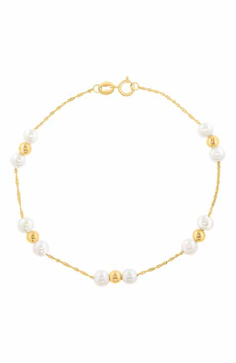 Freshwater Pearl Station Bracelet