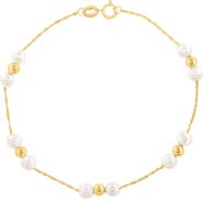 EFFY Freshwater Pearl Station Bracelet