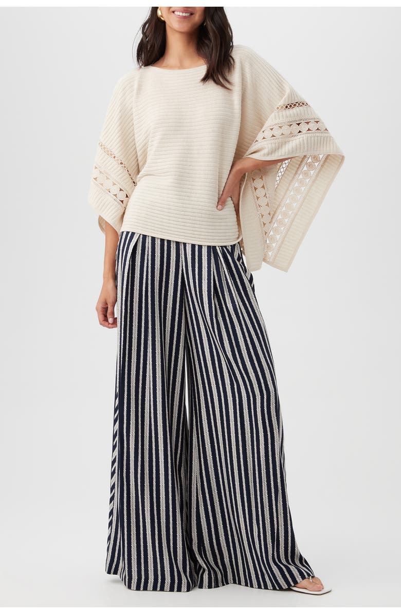 Trina Turk Chic Wrap 2 Sweater, Alternate, color, Fisherman's White