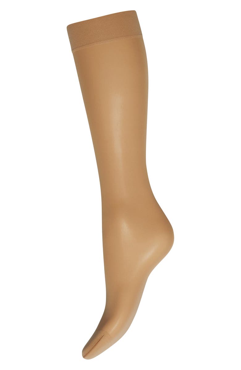 Wolford Knee High Stay-Up Stockings, Alternate, color, 