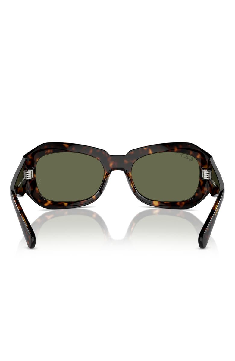 Ray-Ban Pillow Beate 56mm Sunglasses, Alternate, color, Havana