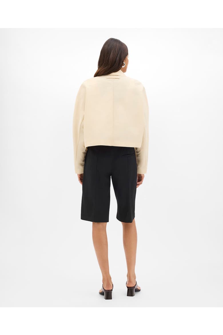 Short Balmacaan, Alternate, color, Sand