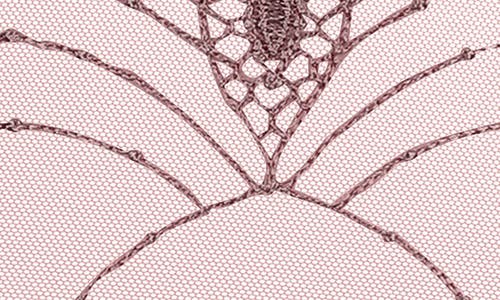 HUNKEMOLLER HUNKEMÖLLER RUBY EMBELLISHED EMBROIDERED MESH G-STRING