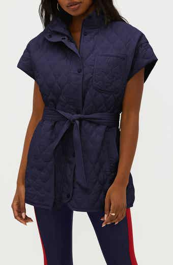 Beach Riot Glenn Belted Short Sleeve Quilted Vest