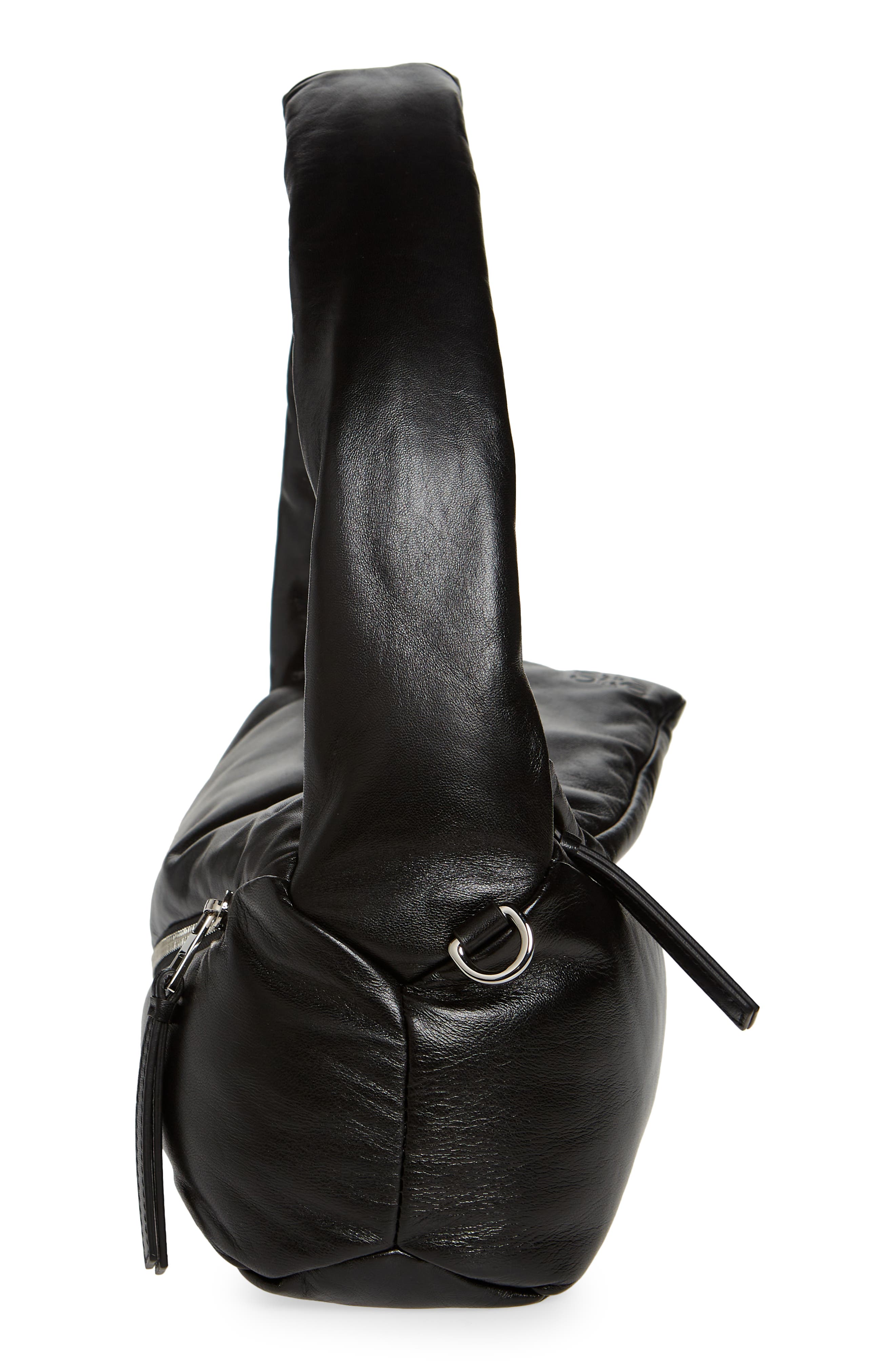 Loewe Puzzle Leather Puffer Hobo Bag, Alternate, color, 