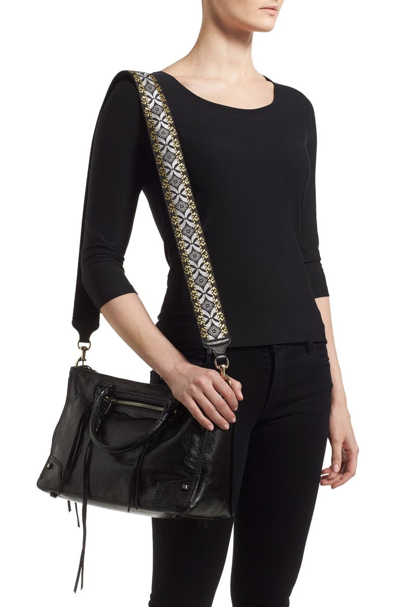 Rebecca Minkoff Embroidered Guitar Bag Strap, Alternate, color,