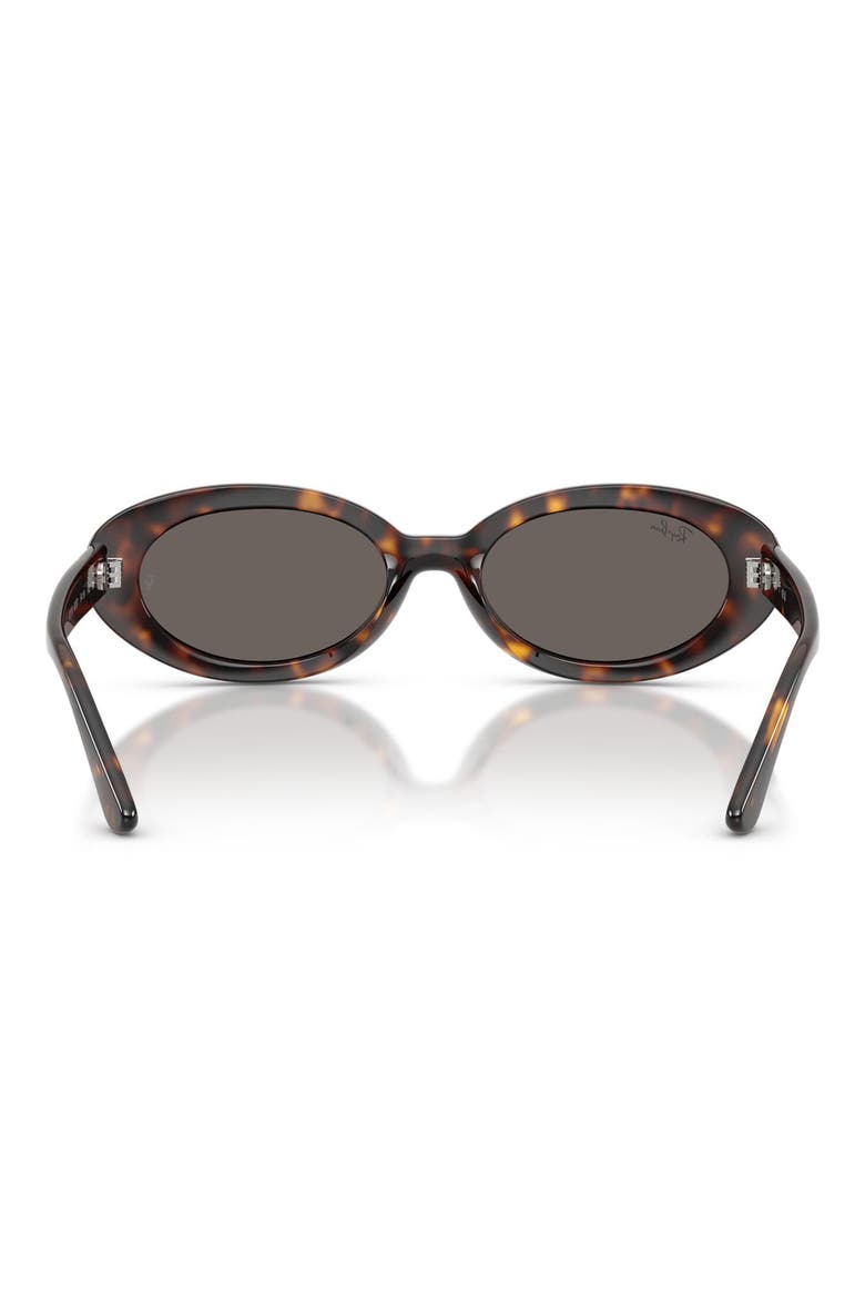 Oval Sunglasses, Alternate, color, HAVANA / DARK GREY
