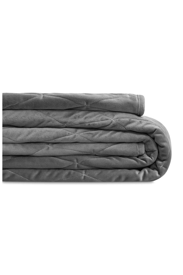 Moretto Bedcover, Alternate, color, Grey