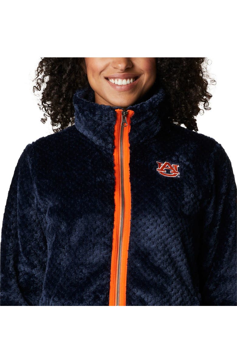 Columbia Women's Columbia Navy Auburn Tigers Fireside II Sherpa Full-Zip Jacket, Alternate, color, 