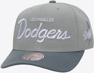 Mitchell & Ness Men's Mitchell & Ness  Gray Los Angeles Dodgers Thunderstorm Head Coach Pro-Crown Adjustable Hat