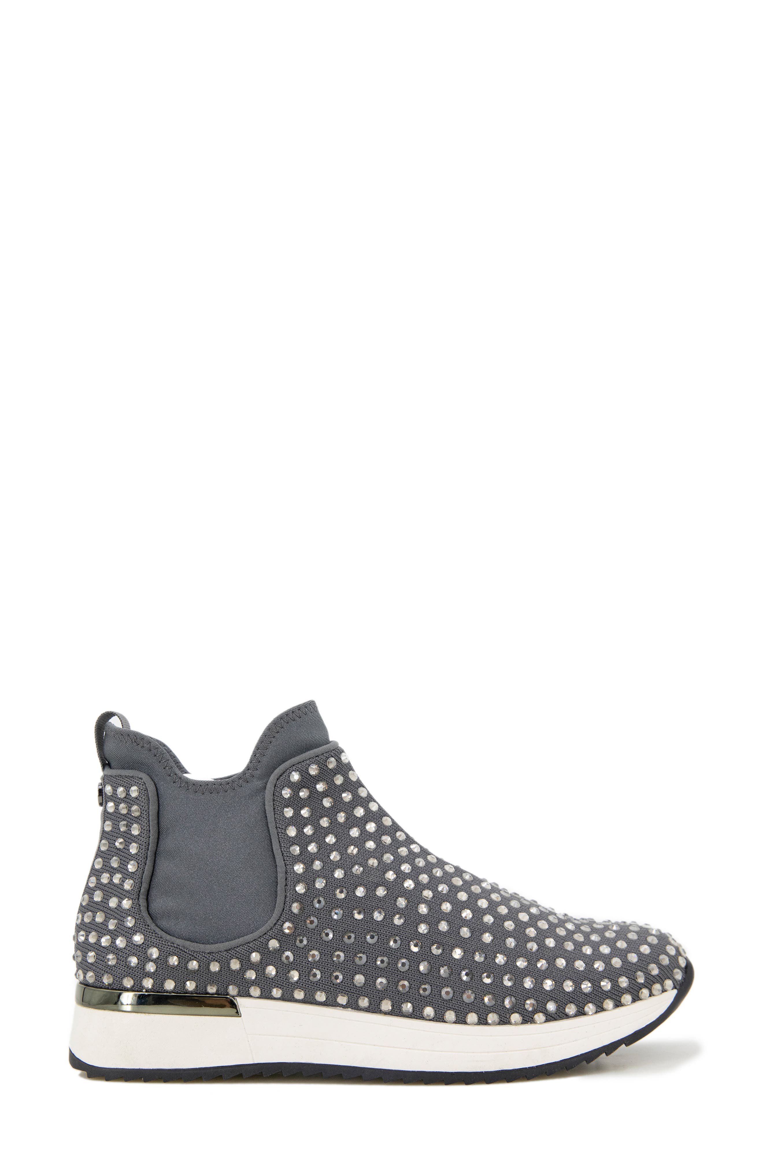 Cameron Jewel Chelsea Sneaker, Alternate, color, DARK GREY