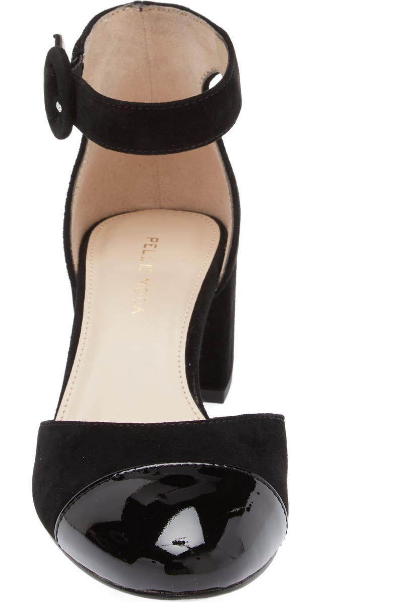 Pelle Moda Ummi Block Heel Pump, Alternate, color, Black