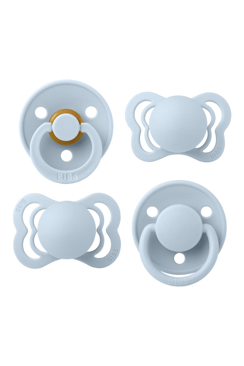 4-Pack Try-It Collection Pacifier Set - Size 2, Main, color, BABY BLUE