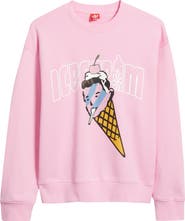 ICECREAM Cone Man Cotton Graphic Sweatshirt