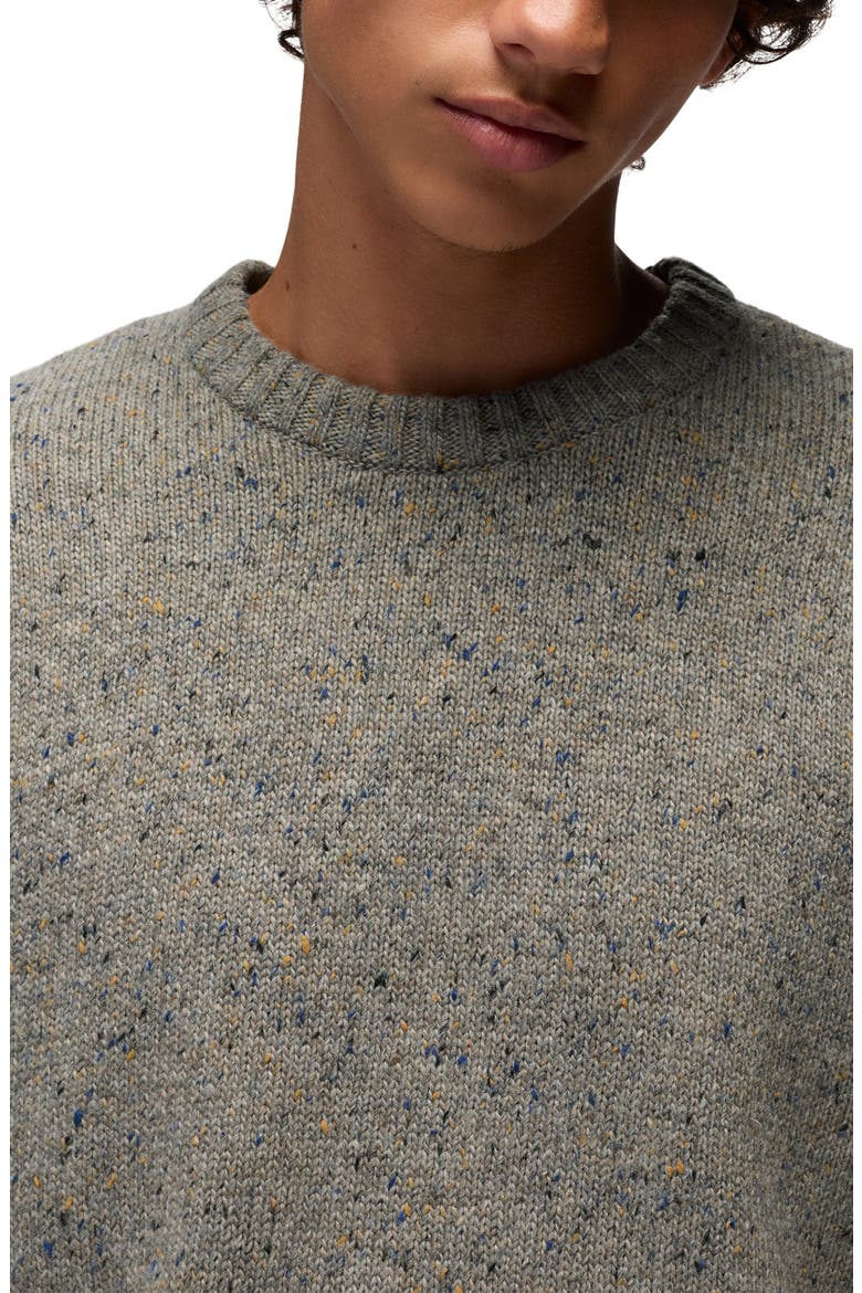 Coupeville Ombré Donegal Crewneck Sweater, Alternate, color, HEATHER GREY