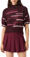 Steve Madden Ketra Mock Neck Crop Sweater
