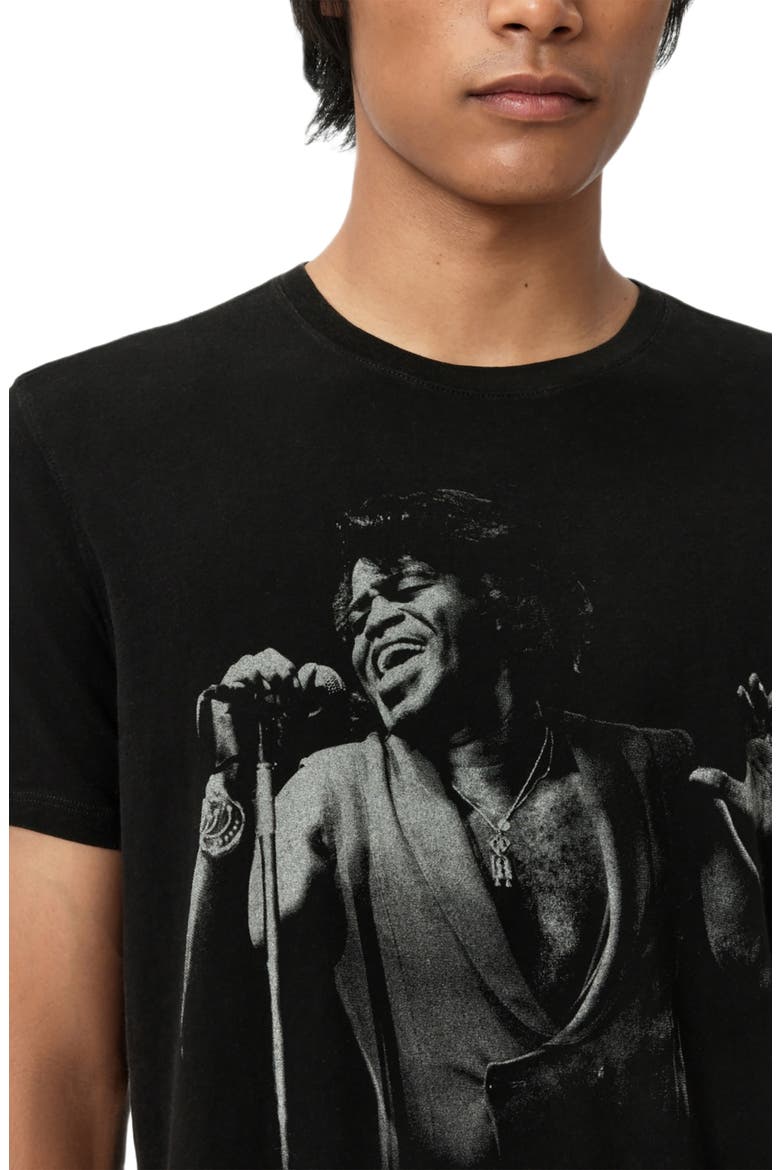 James Brown Organic Cotton Graphic T-Shirt, Alternate, color, BLACK