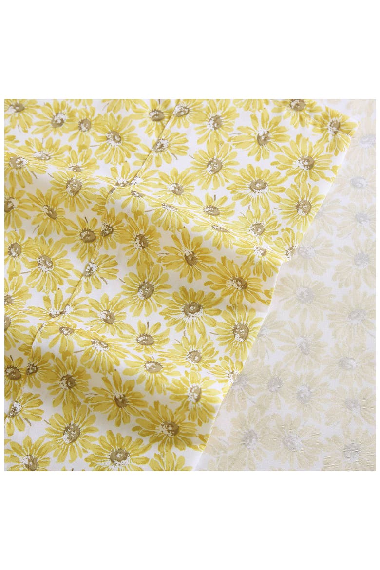 Sunflower Field Sheet Set, Alternate, color, YELLOW