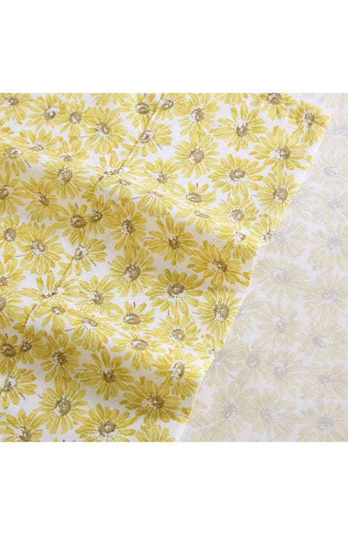 Shop Betsey Johnson Sunflower Field Sheet Set In Yellow