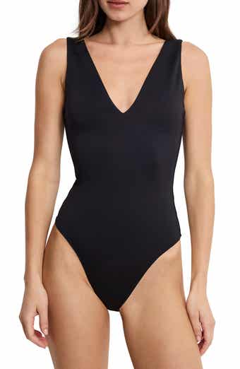 Sculpting Deep V-Neck Bodysuit