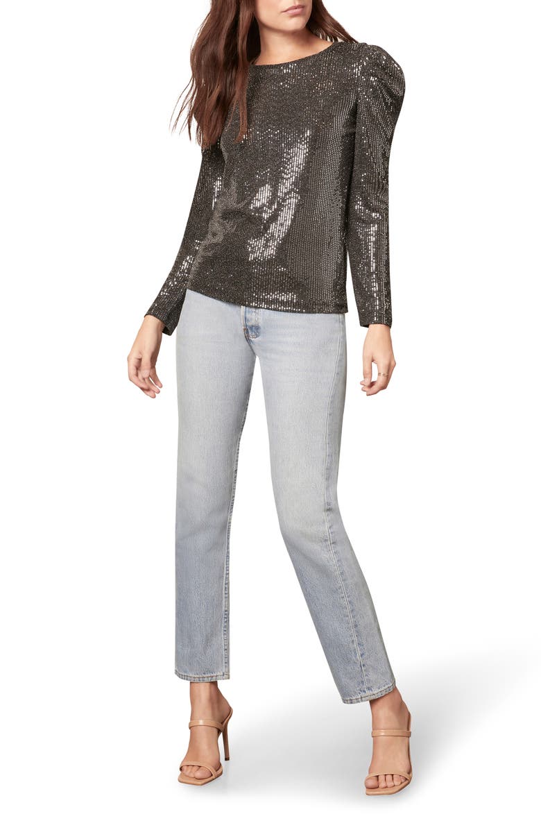 BB Dakota by Steve Madden Let It Shimmer Top, Alternate, color, 