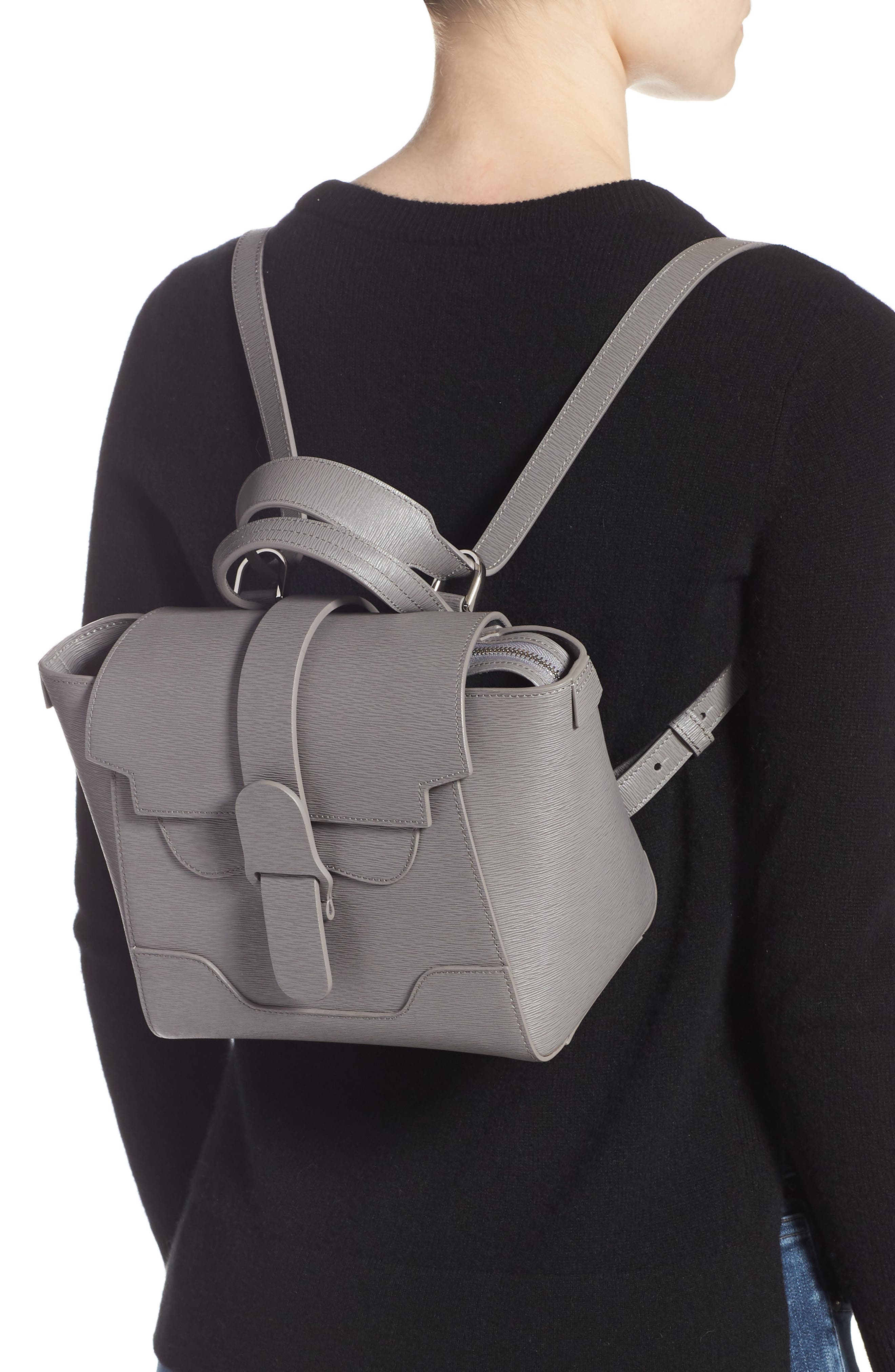 SENREVE Mini Maestra Leather Satchel, Alternate, color, 