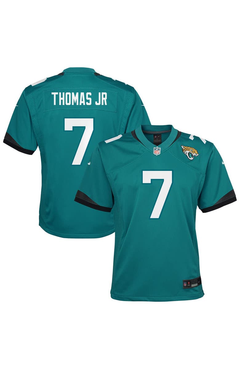Nike Youth Nike Brian Thomas Jr. Teal Jacksonville Jaguars Team Game Jersey, Main, color, Teal