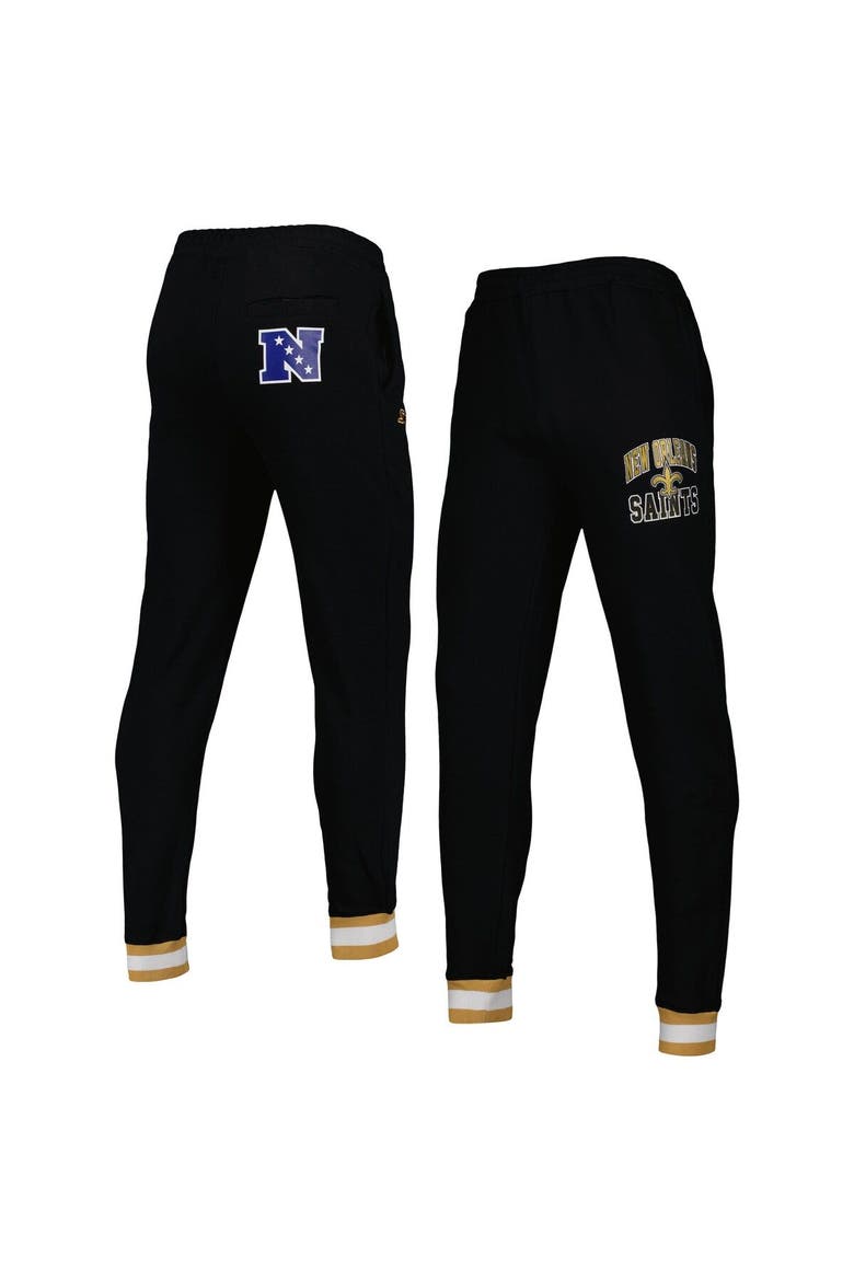 Men's Starter Black New Orleans Saints Blitz Fleece Jogger Pants, Main, color, Black