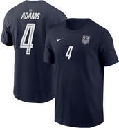 Nike Men's Nike Tyler Adams Navy USMNT Away Name & Number T-Shirt