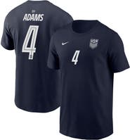 Nike Men's Nike Tyler Adams Navy USMNT Away Name & Number T-Shirt