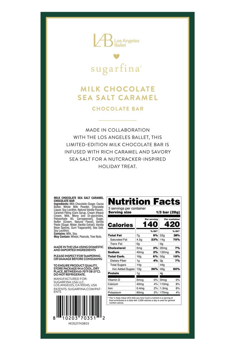 Set of 2 Milk Chocolate Sea Salt Caramel Bars, Alternate, color, NO COLOR