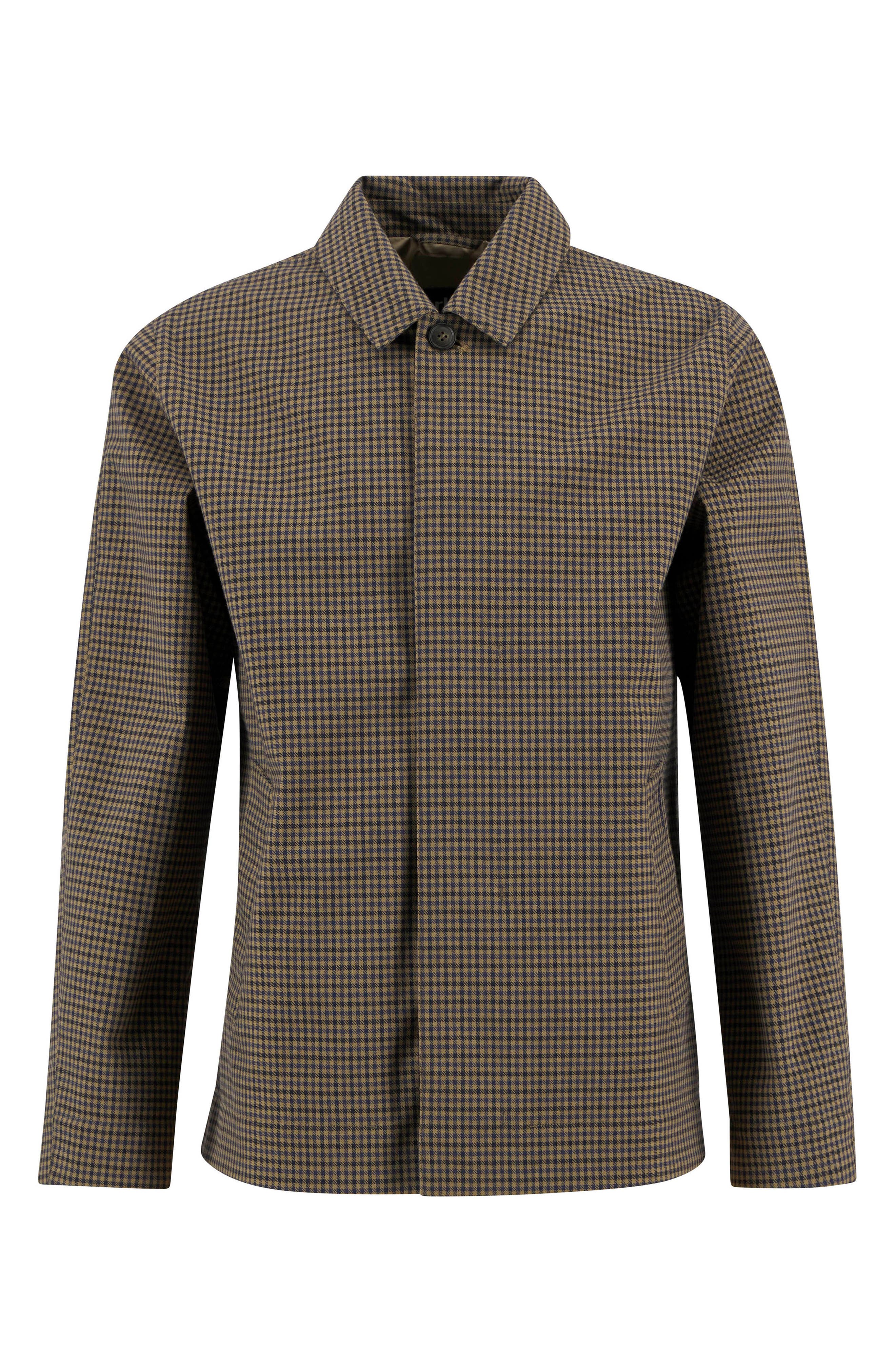 Barbour Loden Waterproof Short Check Twill Jacket — фото 5
