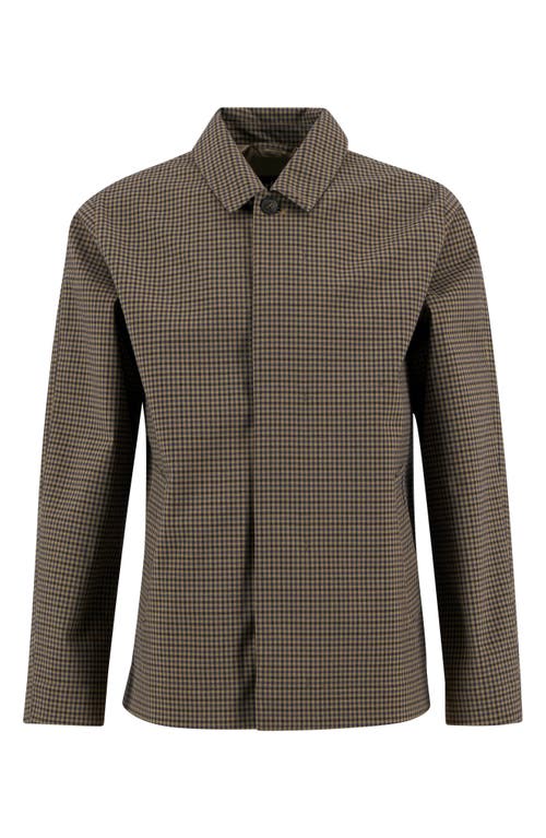 Barbour Loden Waterproof Short Check Twill Jacket In Multi