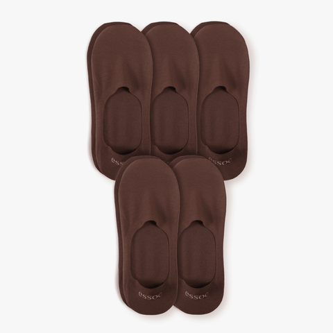 Unisex Cotton No Show Socks 5-Pack