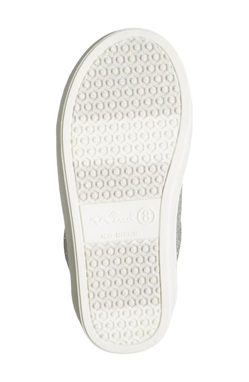 Nina Kids' Metallic Sneaker In White
