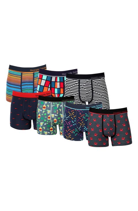 7-Pack Assorted Stretch Cotton Trunks