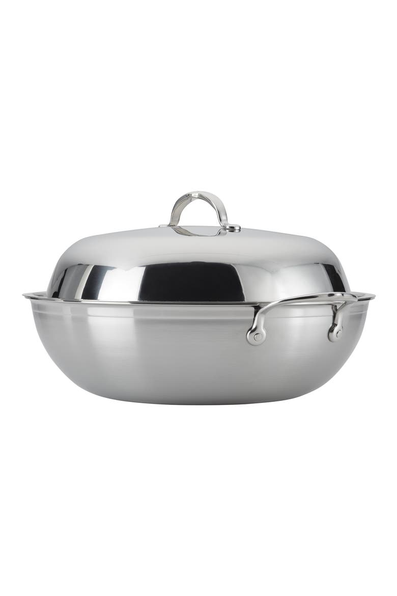 ProBond 14-Inch Wok with Lid, Alternate, color, STAINLESS STEEL