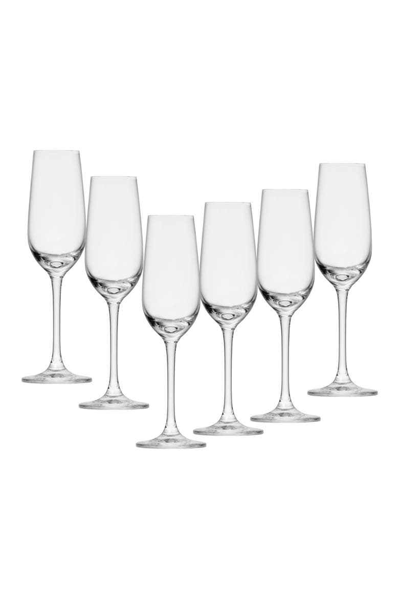 Schott Zwiesel Bar Special Set of 6 Sherry Glasses, Main, color, CLEAR