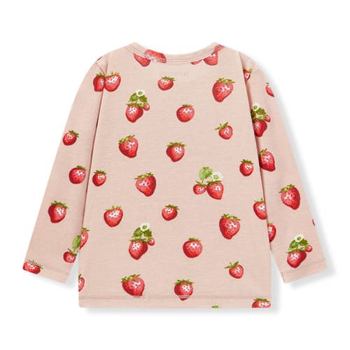 Milkbarn Organic Cotton Long Sleeve Two Piece Pajama Set In Multi
