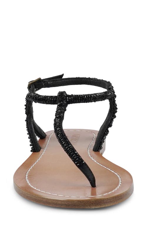 Zigi Artisan Rorie Ankle Strap Sandal In Black