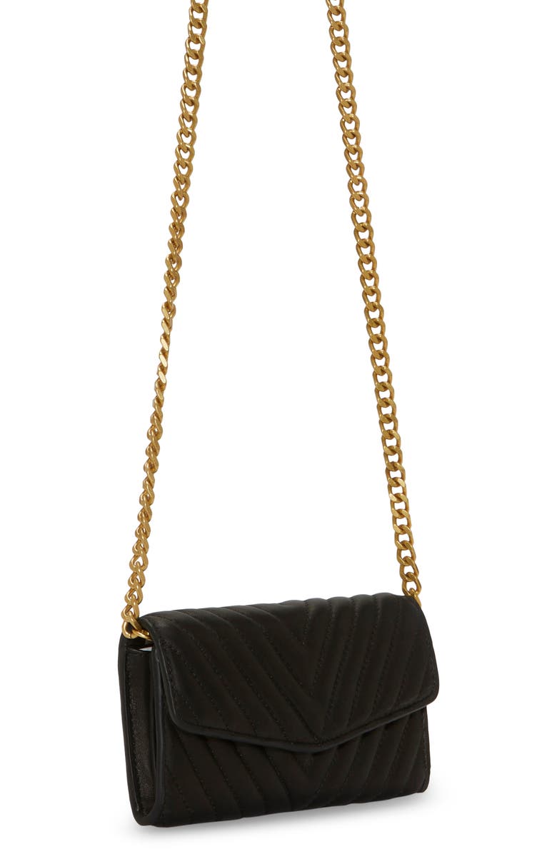 Vince Camuto Theon Quilted Wallet on a Chain, Alternate, color,