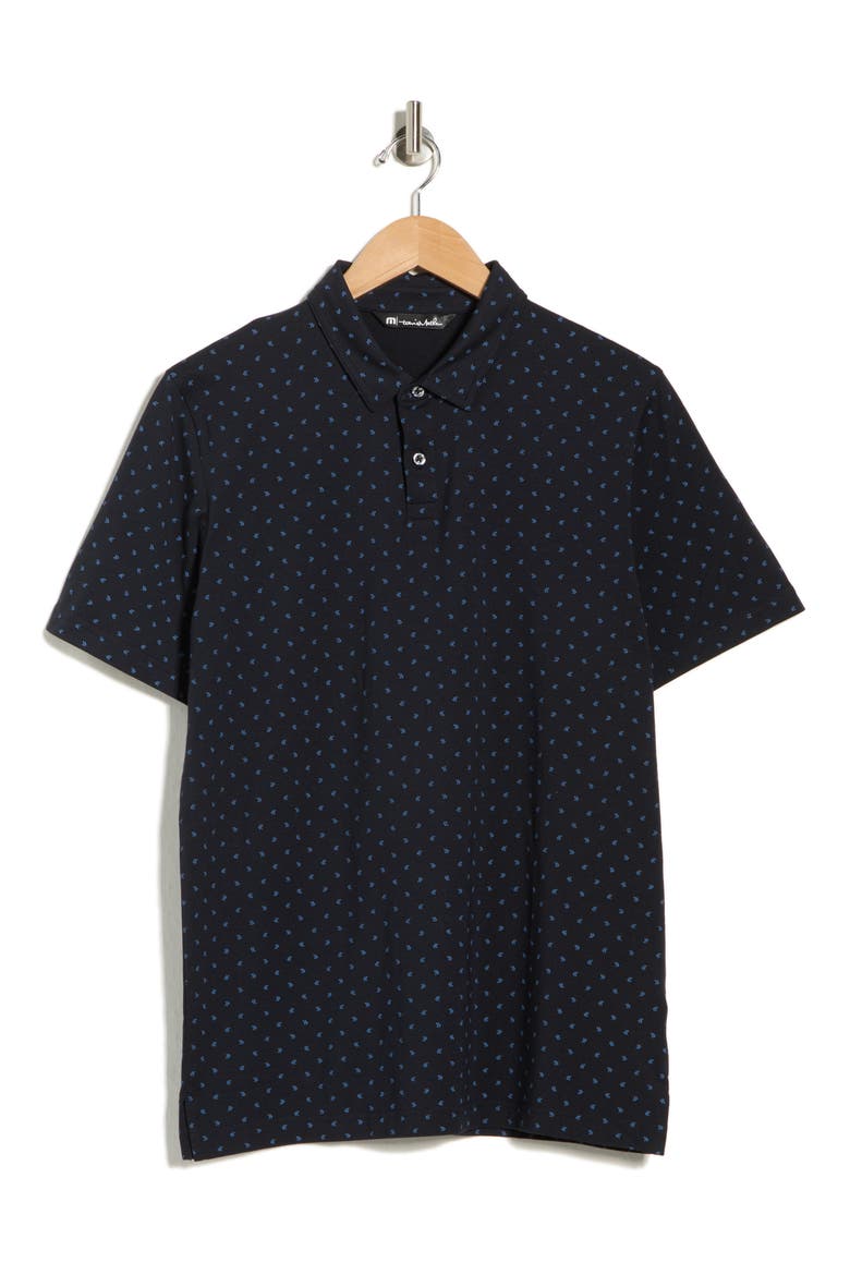 Cape Verde Knit Polo, Alternate, color, BLACK