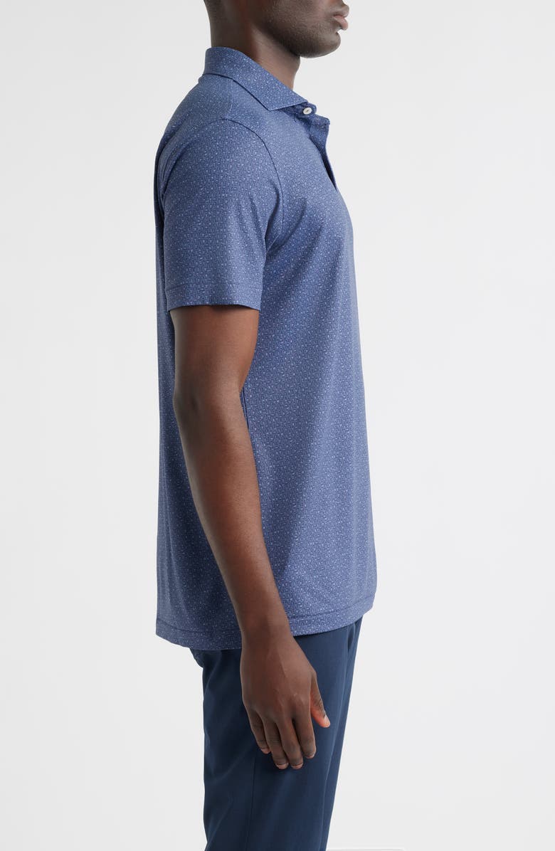 Peter Millar Crown Crafted Bittersweet Performance Jersey Polo, Alternate, color, Nebula Blue