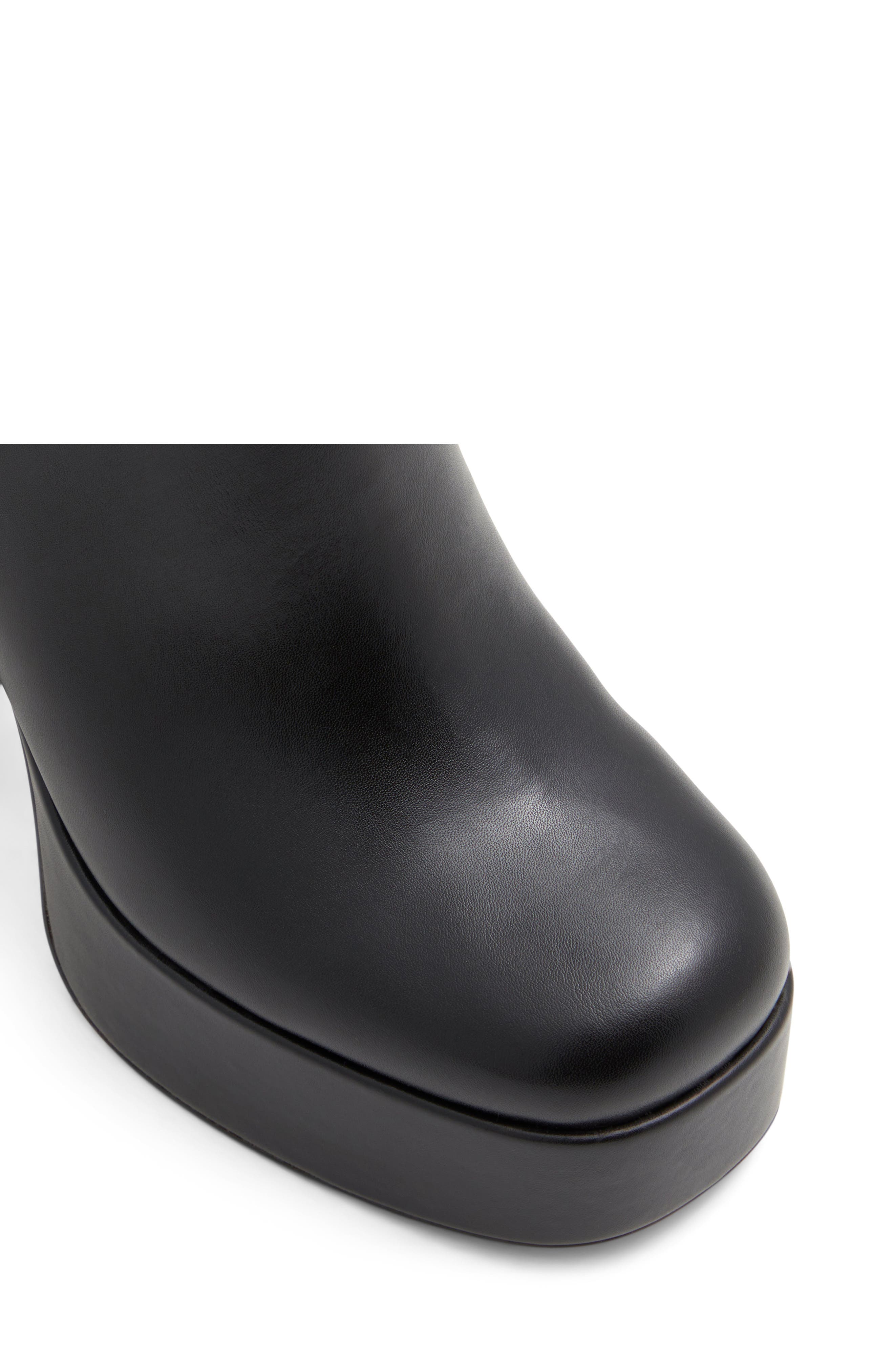 Albie Knee High Boot, Alternate, color, BLACK