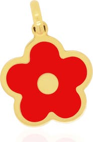The Lovery Fine Jewelry Coral Cherry Blossom Charm