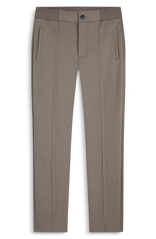 Bugatchi Soft Touch Pintuck Knit Pants In Brown