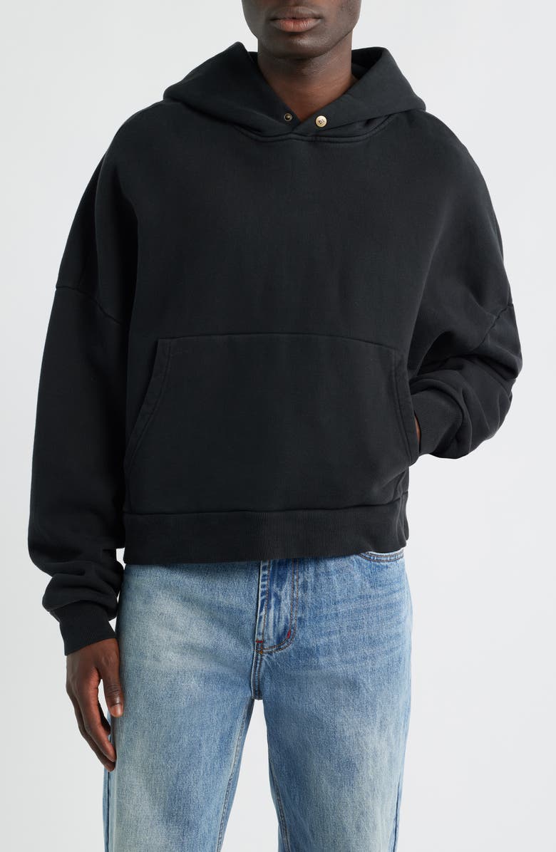 Elwood Rectangle Hoodie, Main, color, Black Ink